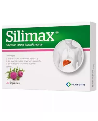 Silimax 70 mg 36 kapsułek zdjęcie