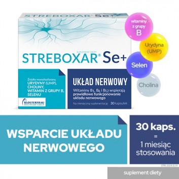 Streboxar  Se+, 30 kapsułek