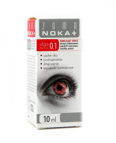 ZUMA NOKA+ Nawilżające krople do oczu 0,1% - 10 ml zdjęcie