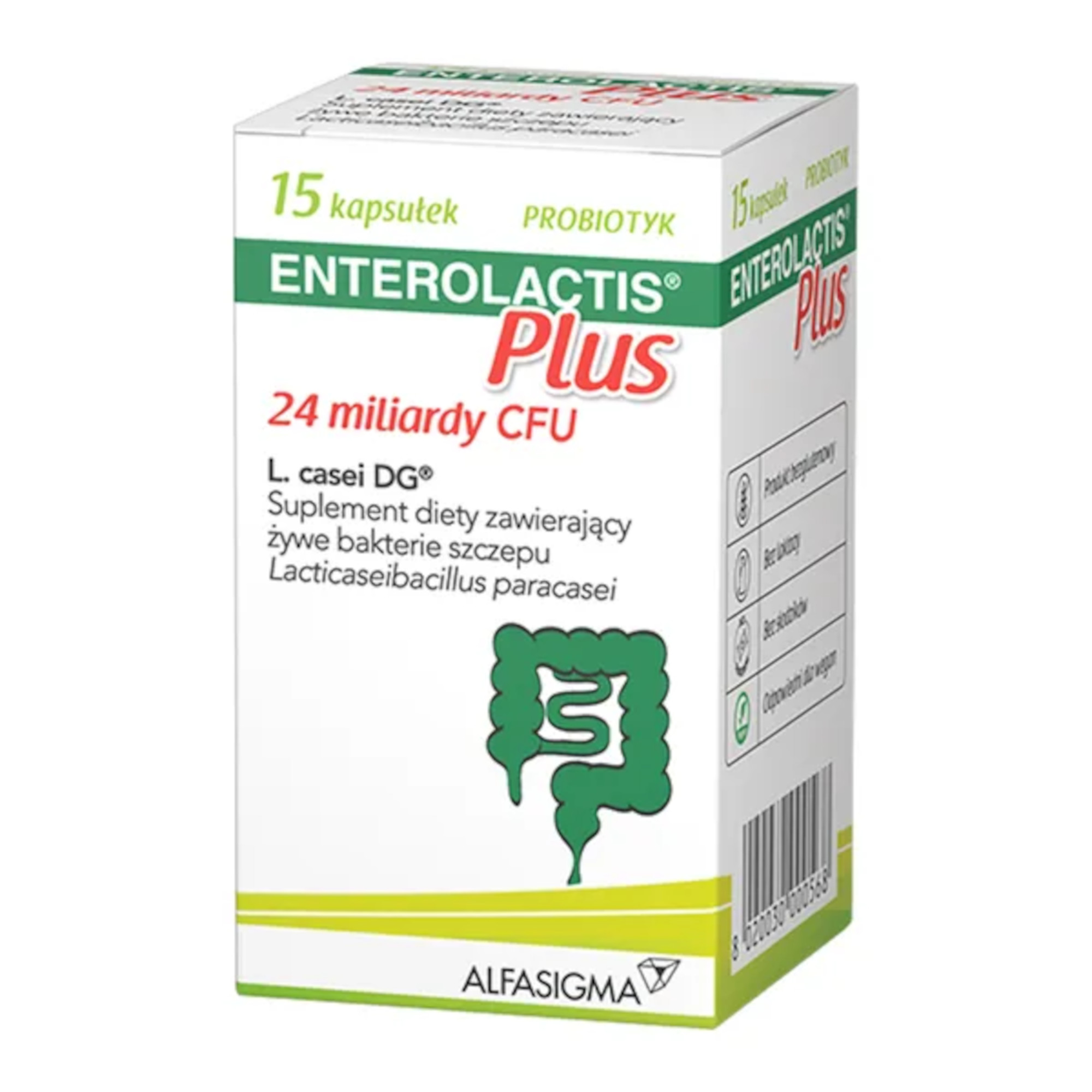 Enterolactis Plus, kapsułki, 15 sztuk zdjęcie