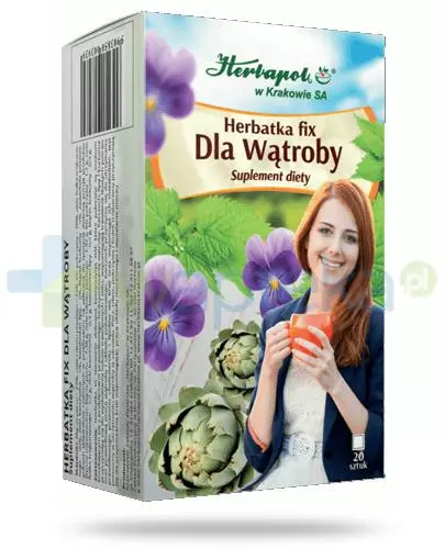 Herbapol Herbatka fix Dla Wątroby 20 saszetek zdjęcie