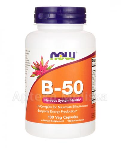NOW FOODS B-50 Complex - 100 tabl. zdjęcie