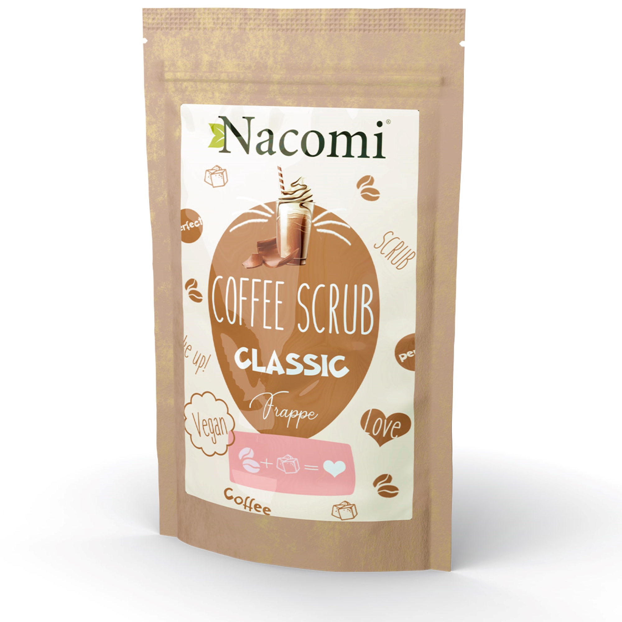 Nacomi Peeling do ciała suchy Kawa, Classic, 200 ml zdjęcie