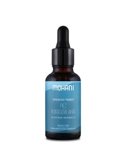 MOHANI Regenerująco-złuszczające serum do twarzy, pięć kwasów AHA, 30 ml  zdjęcie