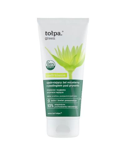 Tołpa Green Ujędrniający żel micelarny z peelingiem pod prysznic -200 ml - cena, opinie, właściwości zdjęcie