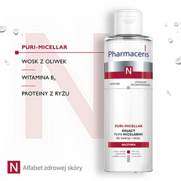 Pharmaceris N Puri-Miccelar płyn micelarny do oczyszczania i demakijażu twarzy i oczu 200 ml
