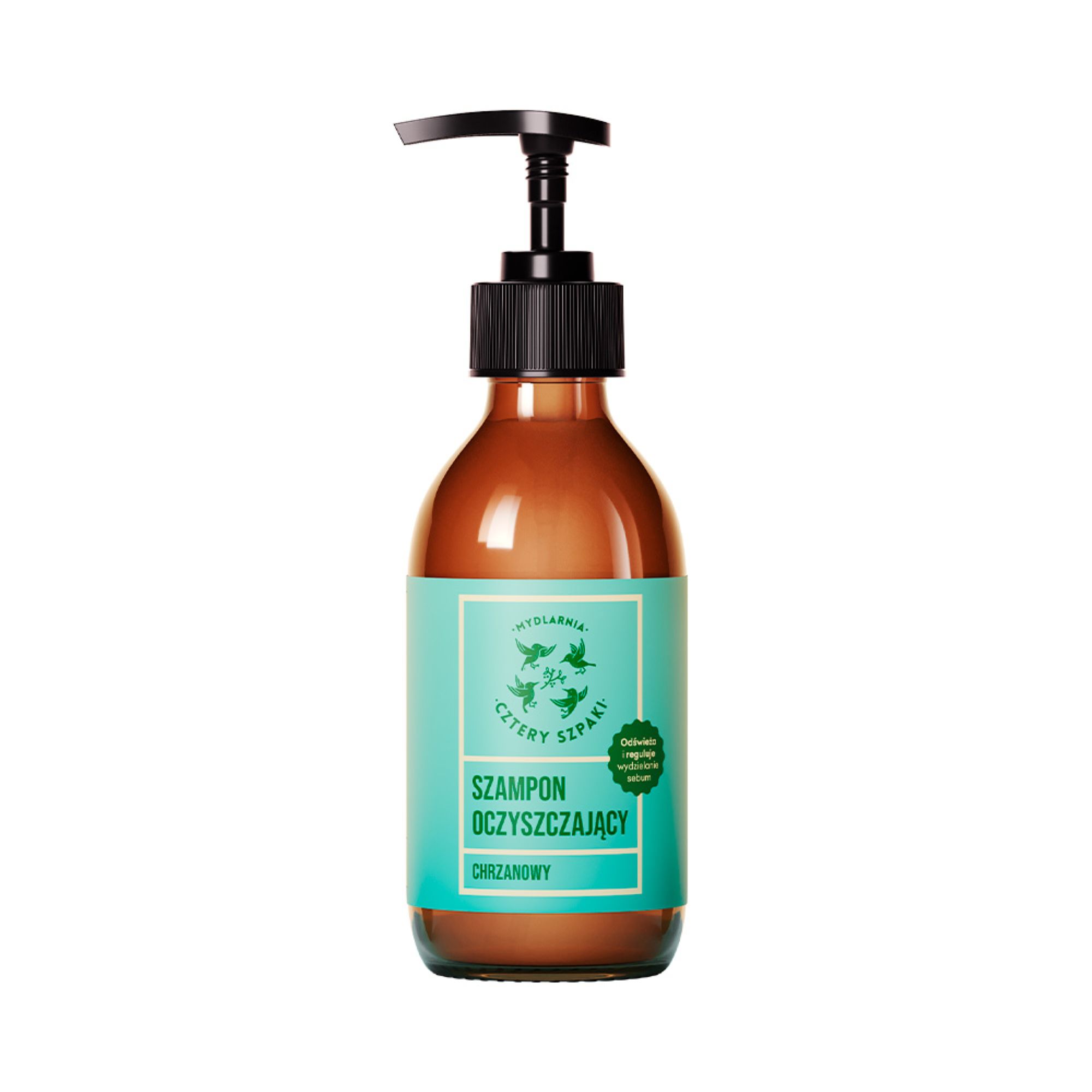 Mydlarnia Cztery Szpaki, Szampon oczyszczający chrzanowy, 300 ml zdjęcie
