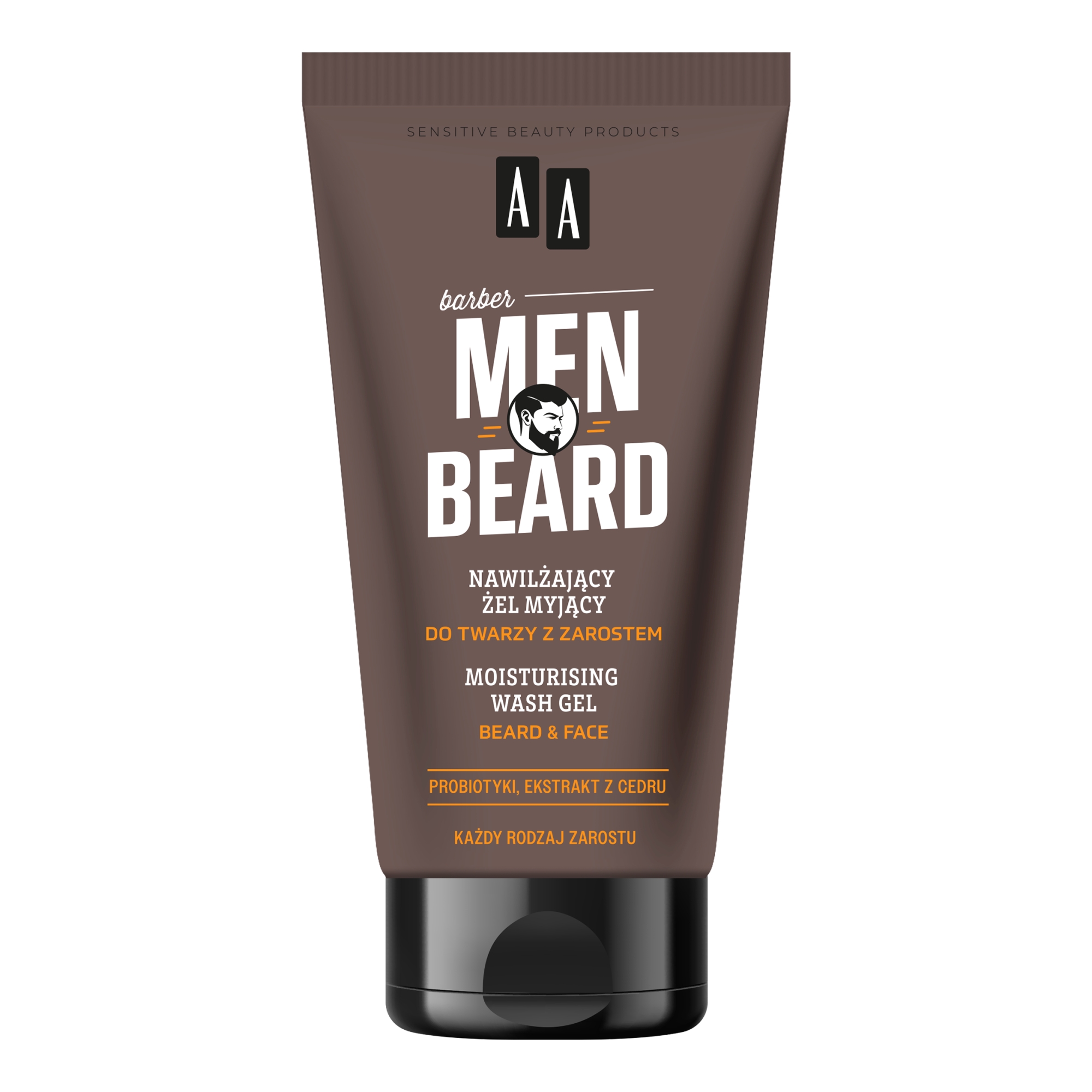 AA Men Beard nawilżający żel myjący do twarzy z zarostem 150 ml zdjęcie