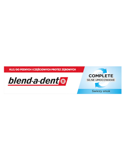 Blenda-a-dent, Complete Silne umocowanie, klej do pełnych i częściowych protez zębowych, 47 g zdjęcie