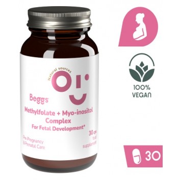 BEGGS Metylfolian + mio-inozytol, 30 kapsułek