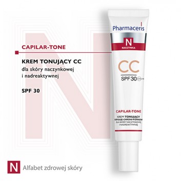 Pharmaceris N Capilar-Tone krem tonujący CC SPF30 dla skóry naczynkowej i nadreaktywnej 40 ml