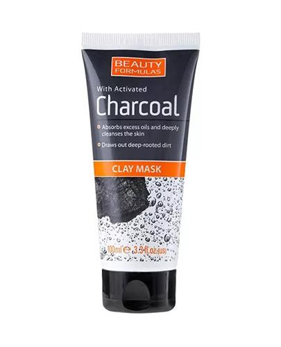 BEAUTY FORMULAS CHARCOAL Oczyszczająca maska glinkowa z aktywnym węglem - 100 ml zdjęcie