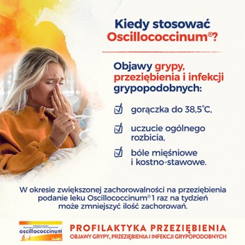 Boiron Oscillococcinum, granulki, 1 g x 6 dawek
