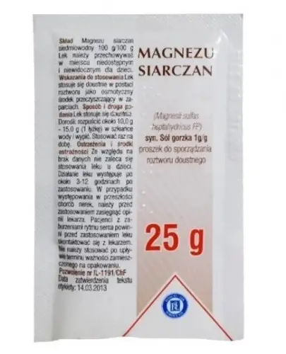 Hasco Magnezu siarczan 1 g /g proszek do sporządzania roztworu 25 g zdjęcie