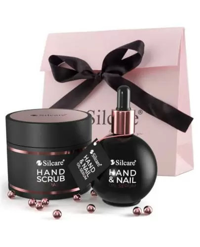 Silcare So Rose! So Gold! serum do rąk i paznokci 75 ml + peeling do rąk 150 ml [ZESTAW] zdjęcie