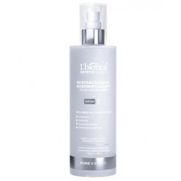 Lbiotica Estetic Clinic Pure Estetic krok 1 płyn micelarny oczyszczająco-rozświetlający 200 ml