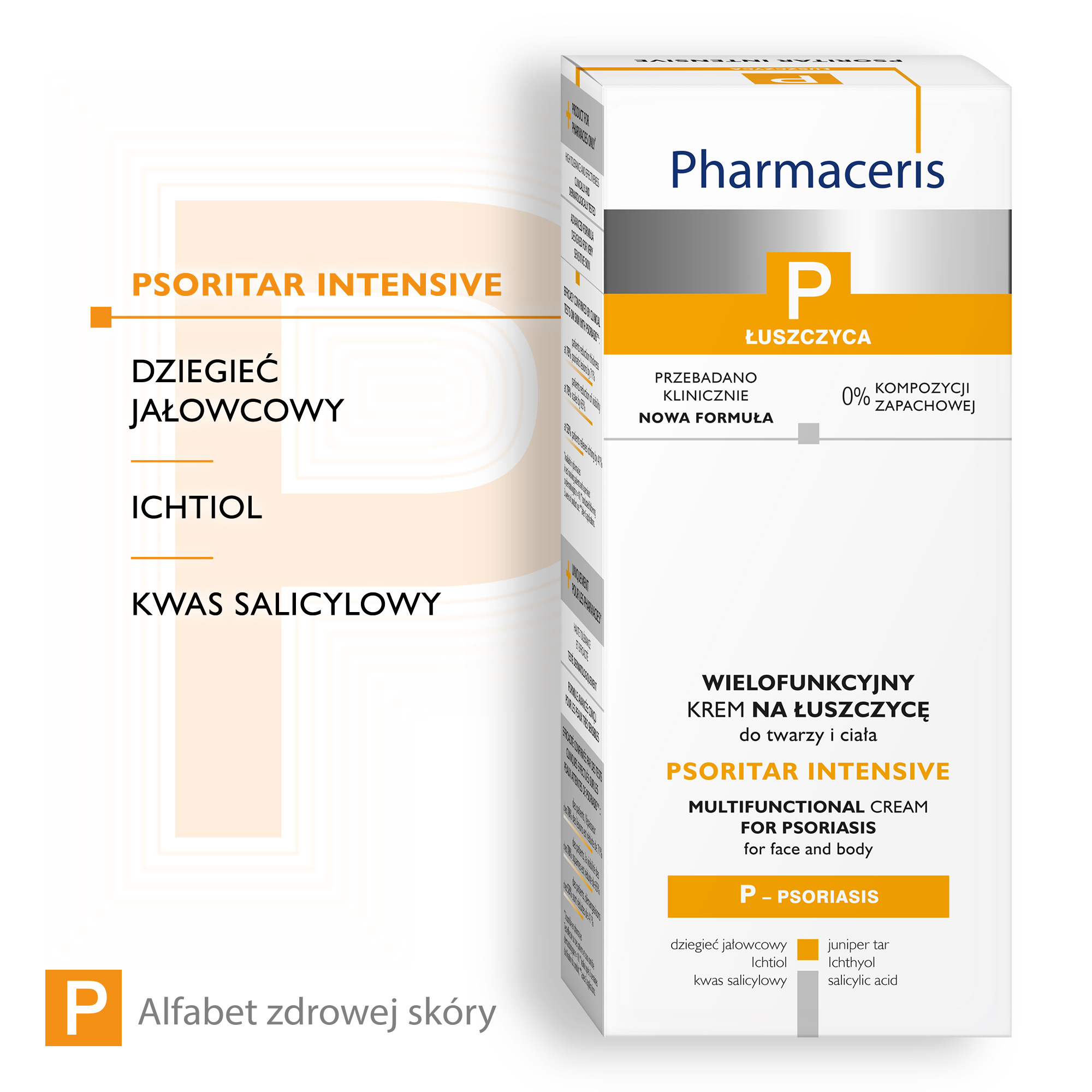 Pharmaceris P Psoritar Intensive Wielofunkcyjny krem na łuszczycę do twarzy i ciała, 50 ml