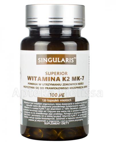 SINGULARIS SUPERIOR WITAMINA K2 MK-7 - 120 kaps. zdjęcie