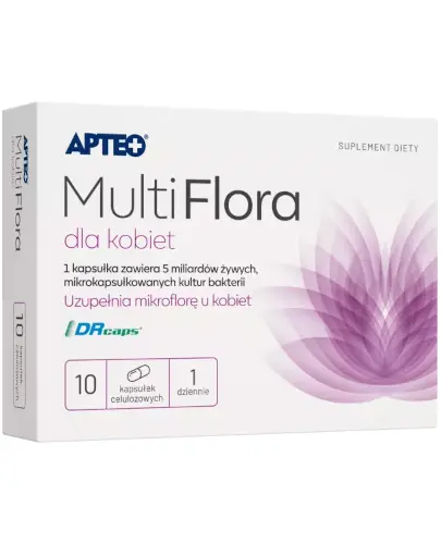 Apteo MultiFlora dla kobiet 10 kapsułek zdjęcie