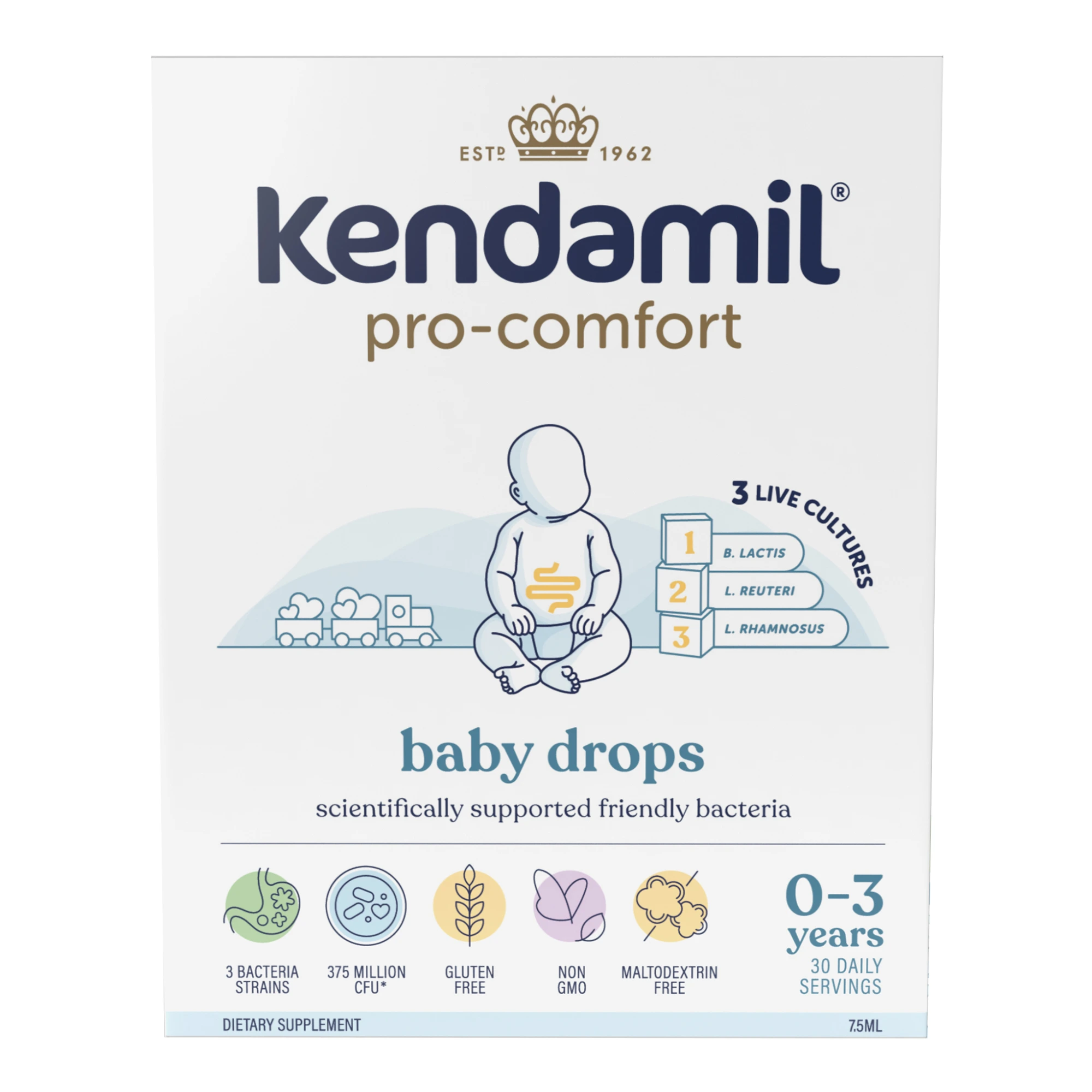 Kendamil pro-comfort krople dla dzieci 7,5 ml zdjęcie