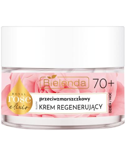 BIELENDA ROYAL ROSE ELIXIR Przeciwzmarszczkowy tłusty krem regenerujący 70+ dzień noc, 50 ml zdjęcie