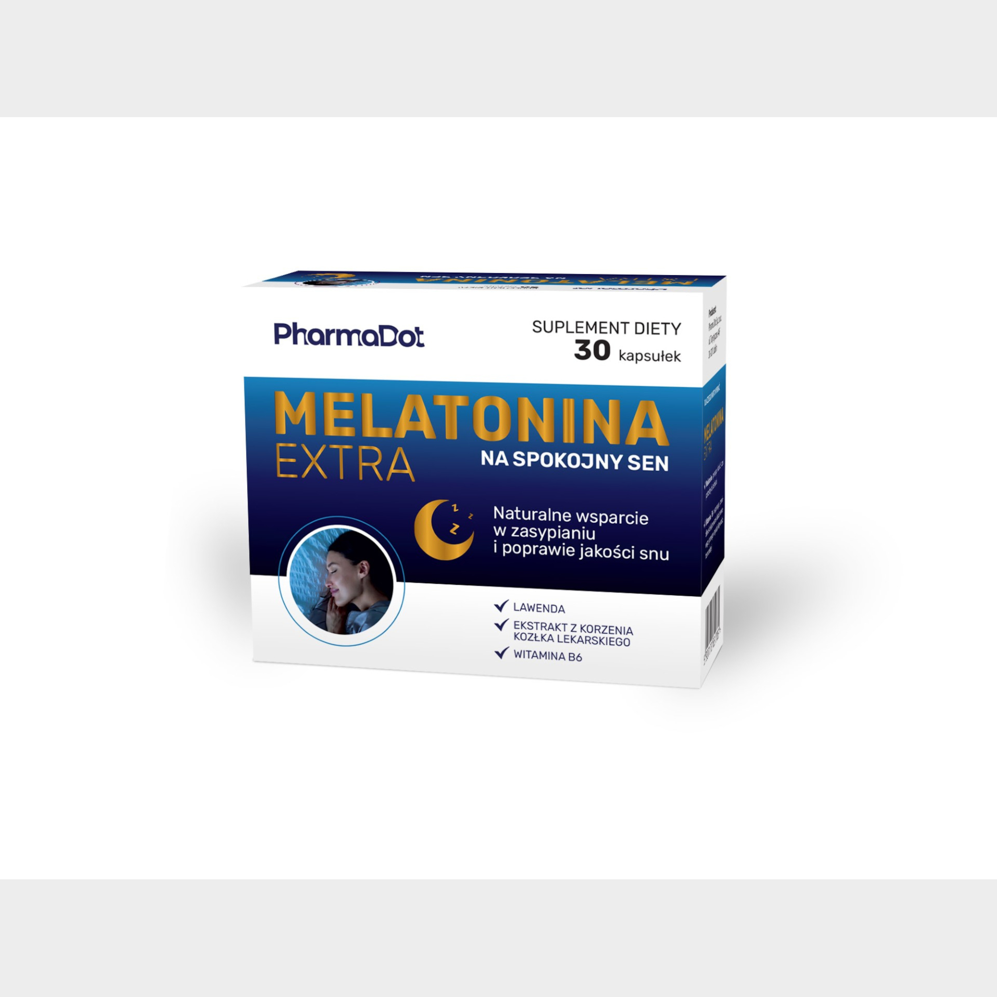 Melatonina Extra, kapsułki, 30 sztuk  zdjęcie