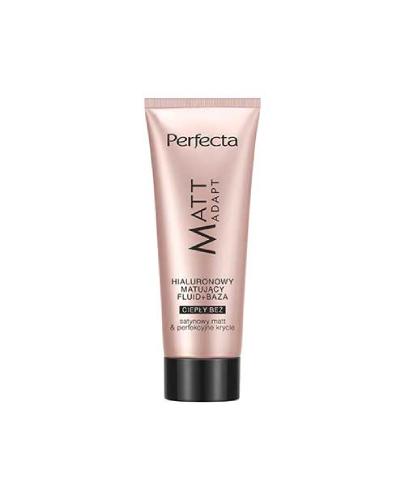 Perfecta Hialuronowy matujący Fluid Baza Matt Adapt Ciepły Beż, 30 ml zdjęcie