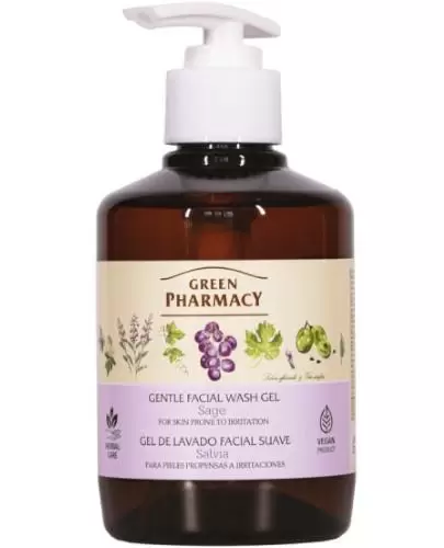 Green Pharmacy Herbal Care delikatny żel do mycia twarzy dla skóry ze skłonnością do podrażnień Szałwia 270 ml zdjęcie