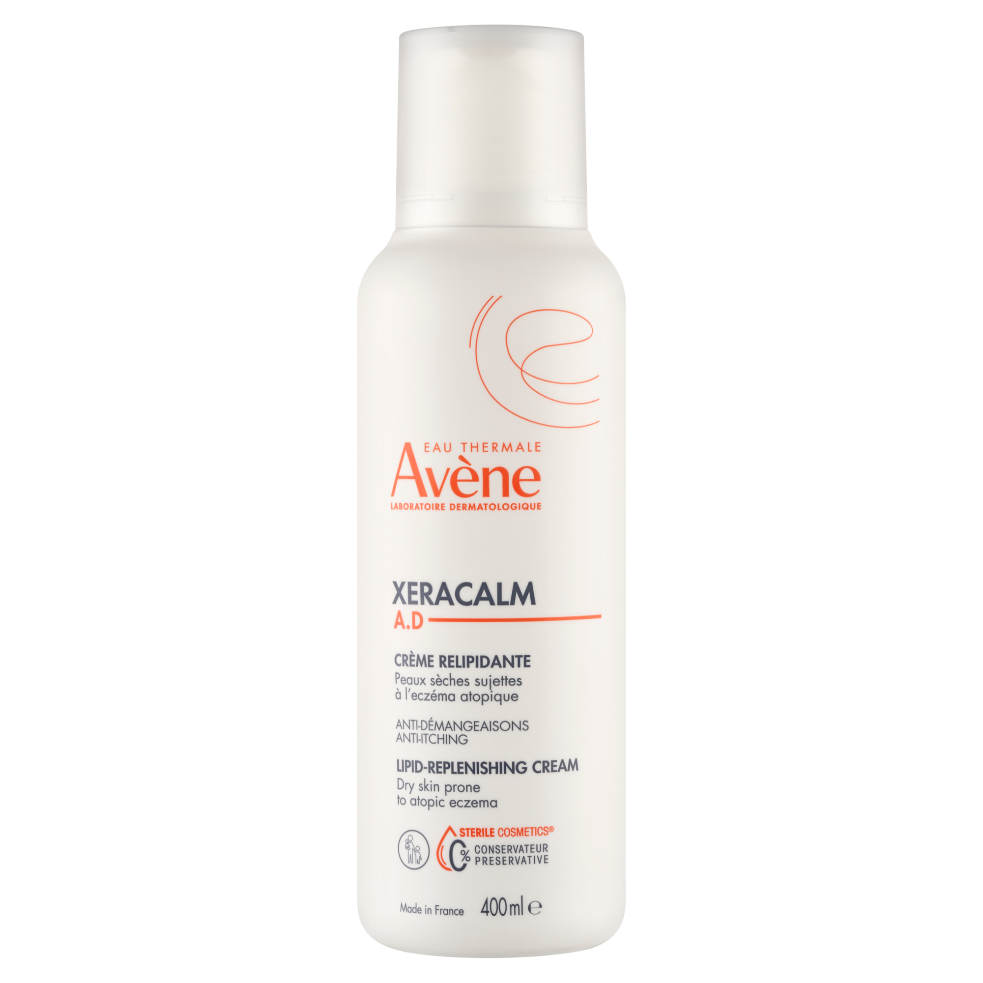 Avene XeraCalm A.D, krem uzupełniający lipidy, 400 ml zdjęcie