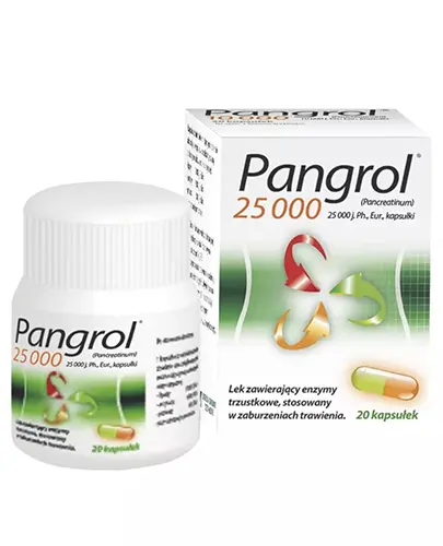 Pangrol 25000 j.Ph.Eur 20 kapsułek zdjęcie