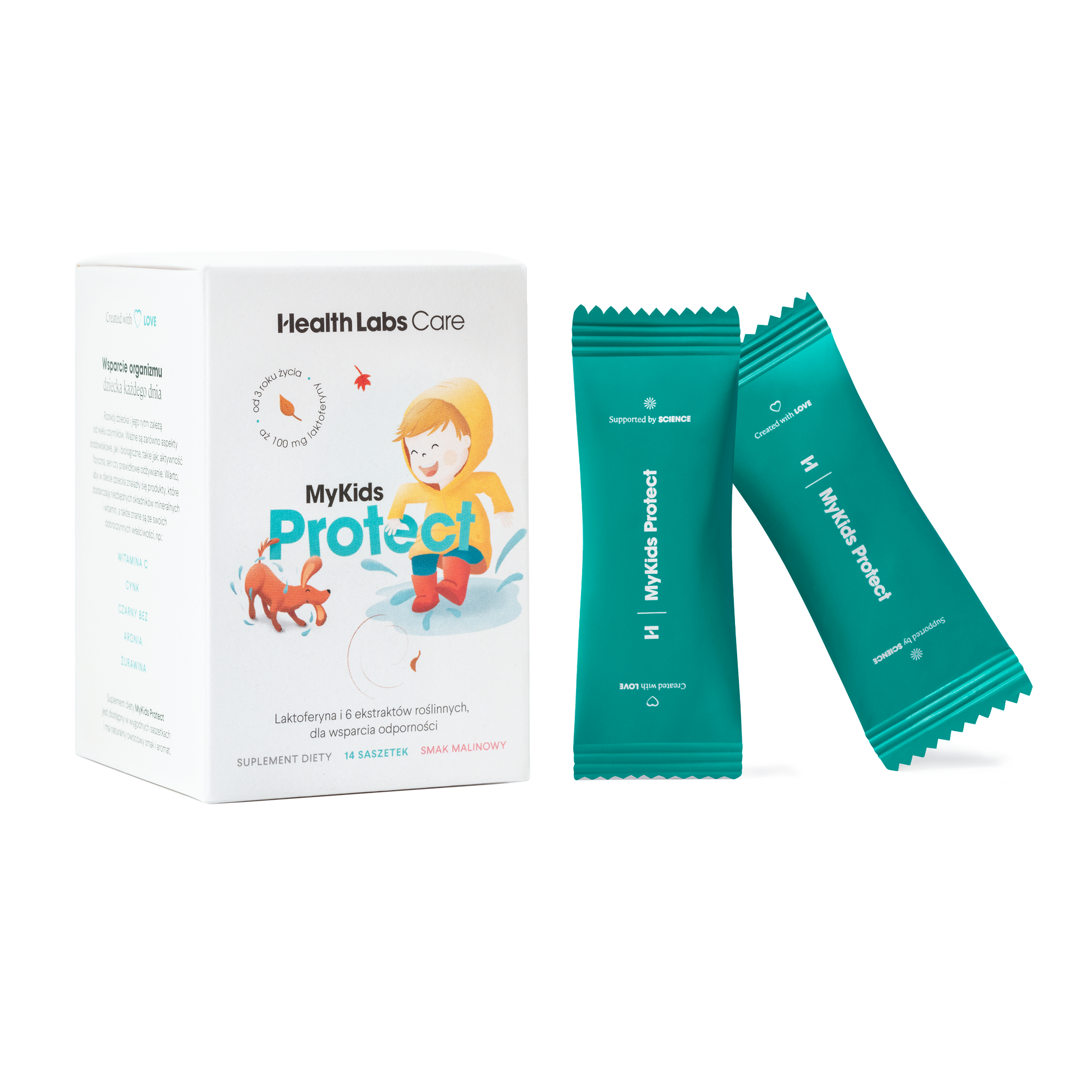 Health Labs Care, MyKids Protect, saszetki, 14 sztuk