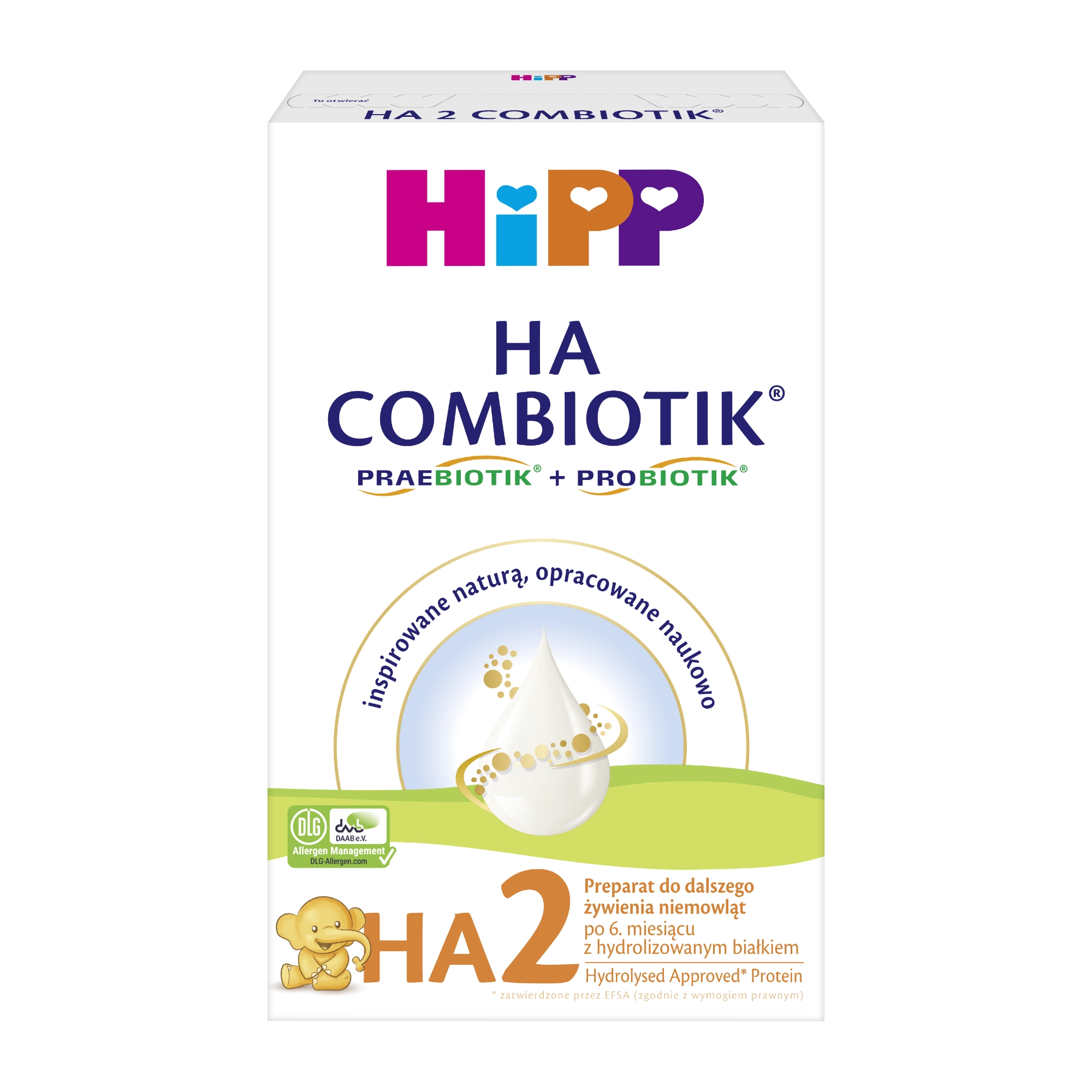 HiPP 2 HA COMBIOTIK preparat do dalszego żywienia niemowląt 350 g zdjęcie