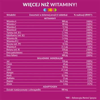 Vigor Multiwitamina Ona, 90 tabletek