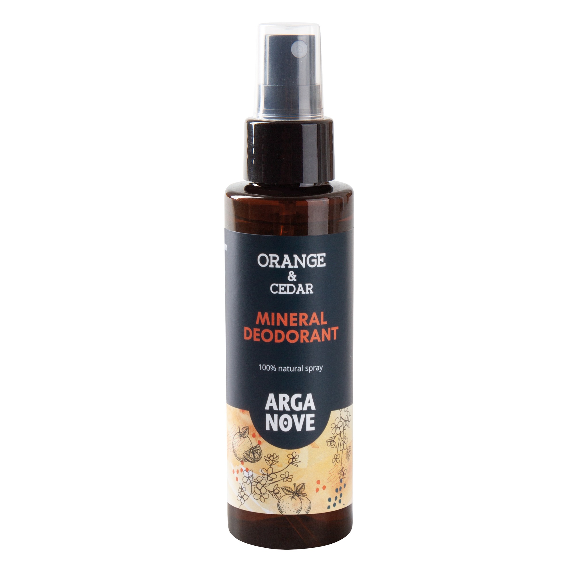Arganove Dezodorant mineralny ałunowy Cedr - pomarańcza 100% naturalny - 100 ml - cena, opinie, wskazania zdjęcie