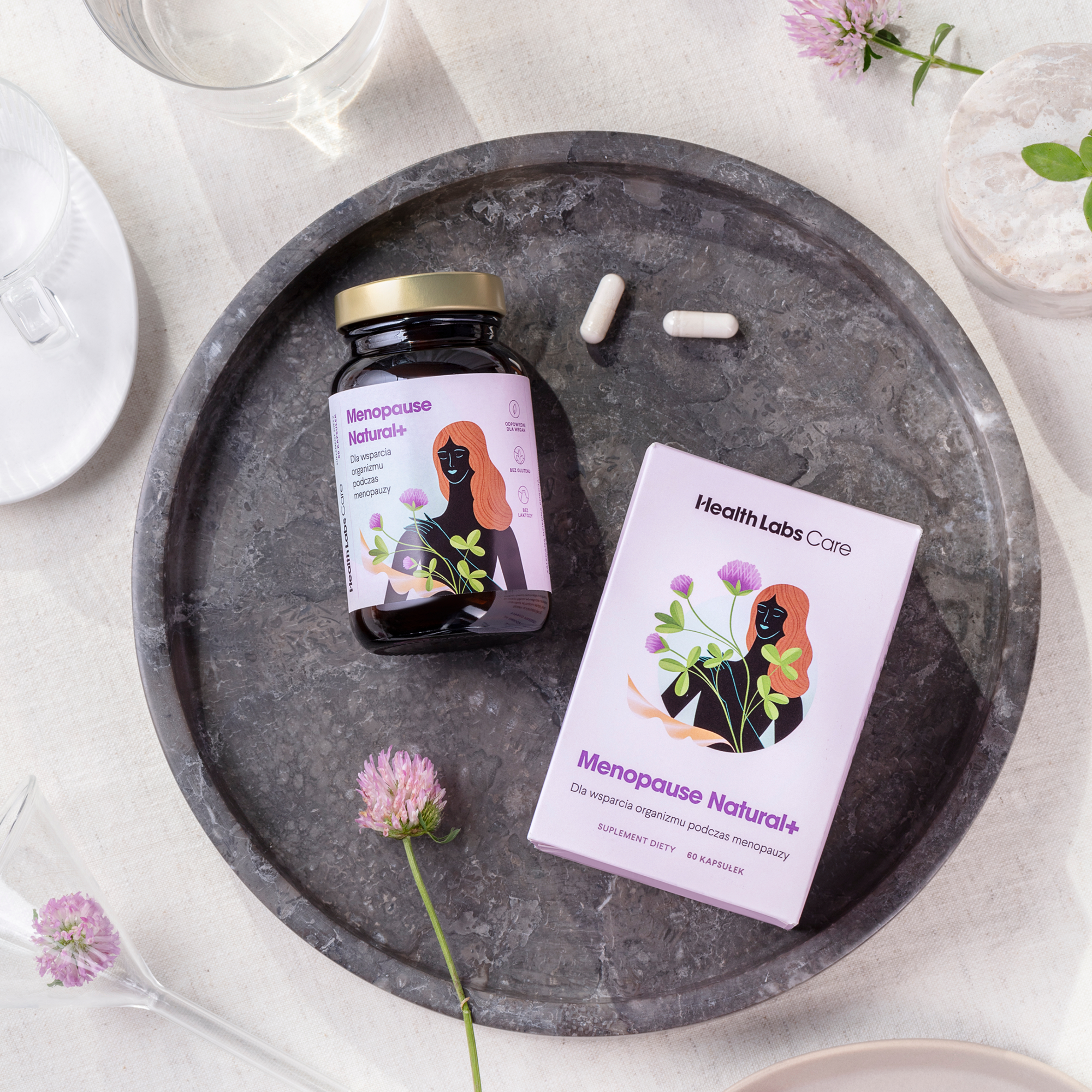 Health Labs Care, Menopause Natural+, kapsułki, 60 sztuk