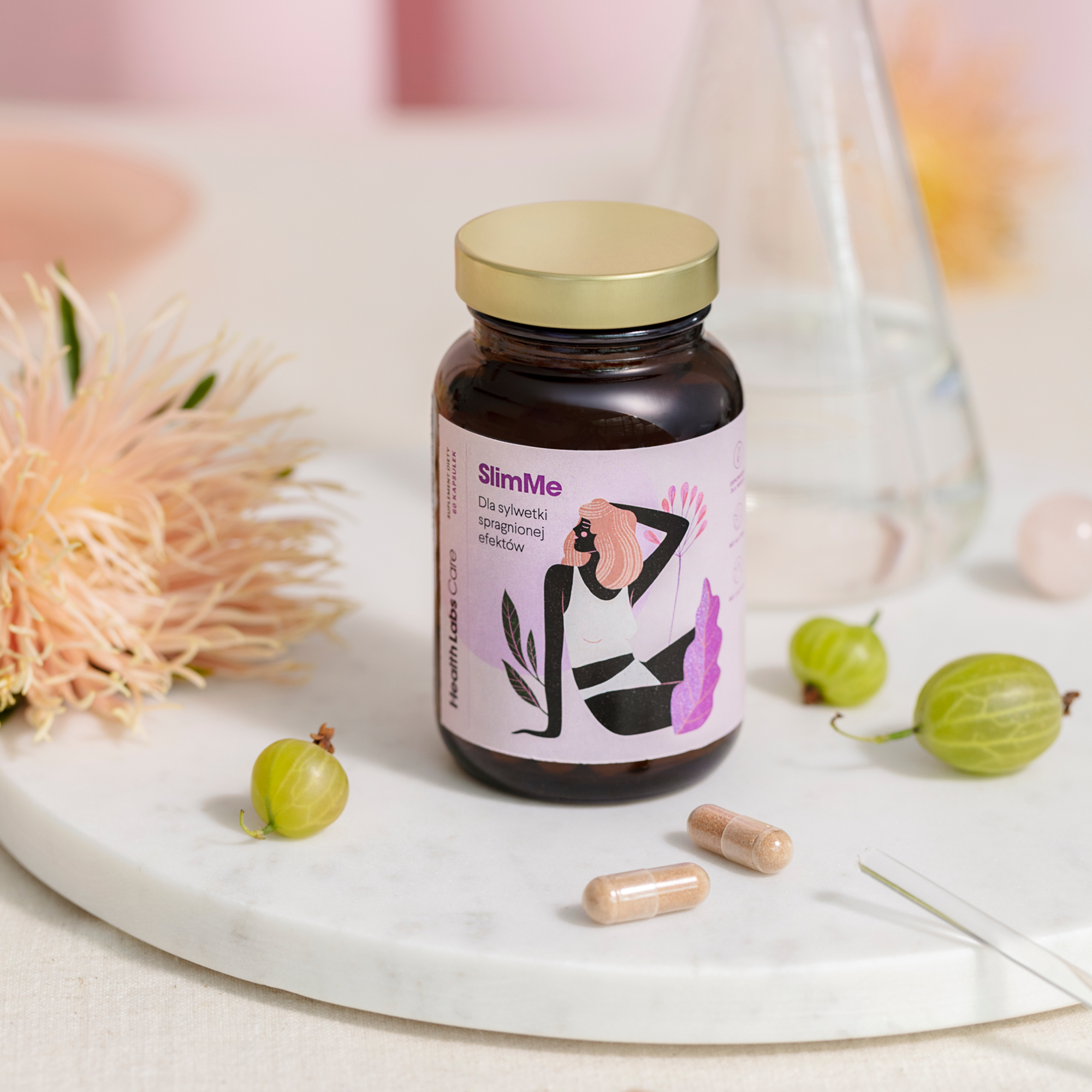 Health Labs Care, SlimMe, kapsułki, 60 sztuk