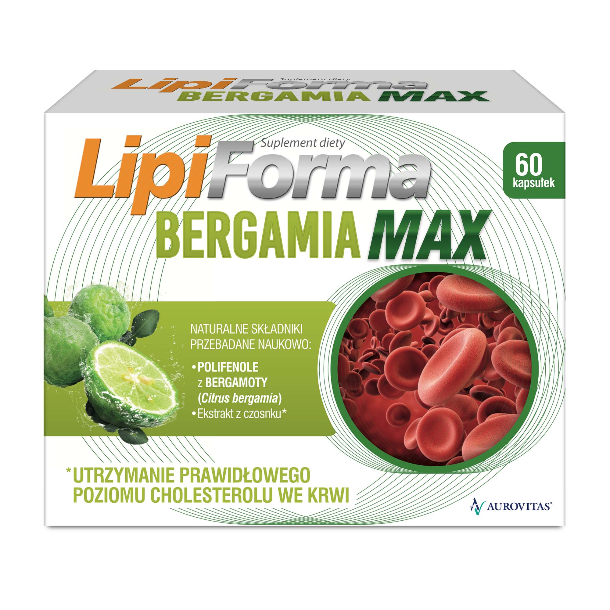 Lipiforma Bergamia Max, kapsułki, 60 sztuk zdjęcie
