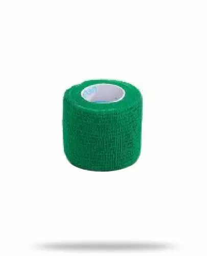 Stokban bandaż elastyczny samoprzylepny zielony 10cm x 4,5m 1 sztuka zdjęcie