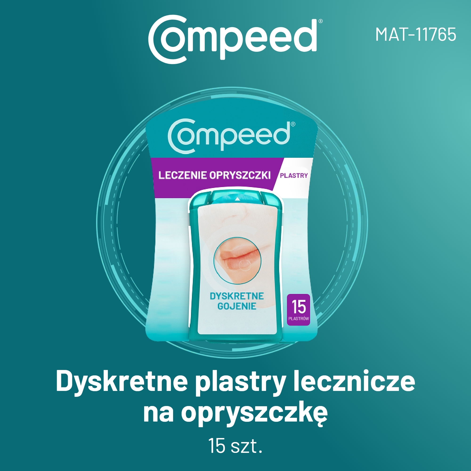Compeed plastry na opryszczkę, 15 sztuk