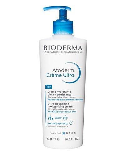Bioderma Atoderm Crème Ultra Parfumée Ultranawilżający i wzmacniający krem do skóry suchej, normalnej i wrażliwej, 500 ml zdjęcie