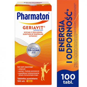 Pharmaton Geriavit 100 tabletek powlekanych