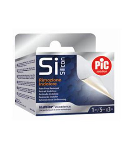 Pic SiSilicon Plaster silikonowy 5 cm x 3 m na rolce z włókniny z technologią silikonową, 1szt. zdjęcie