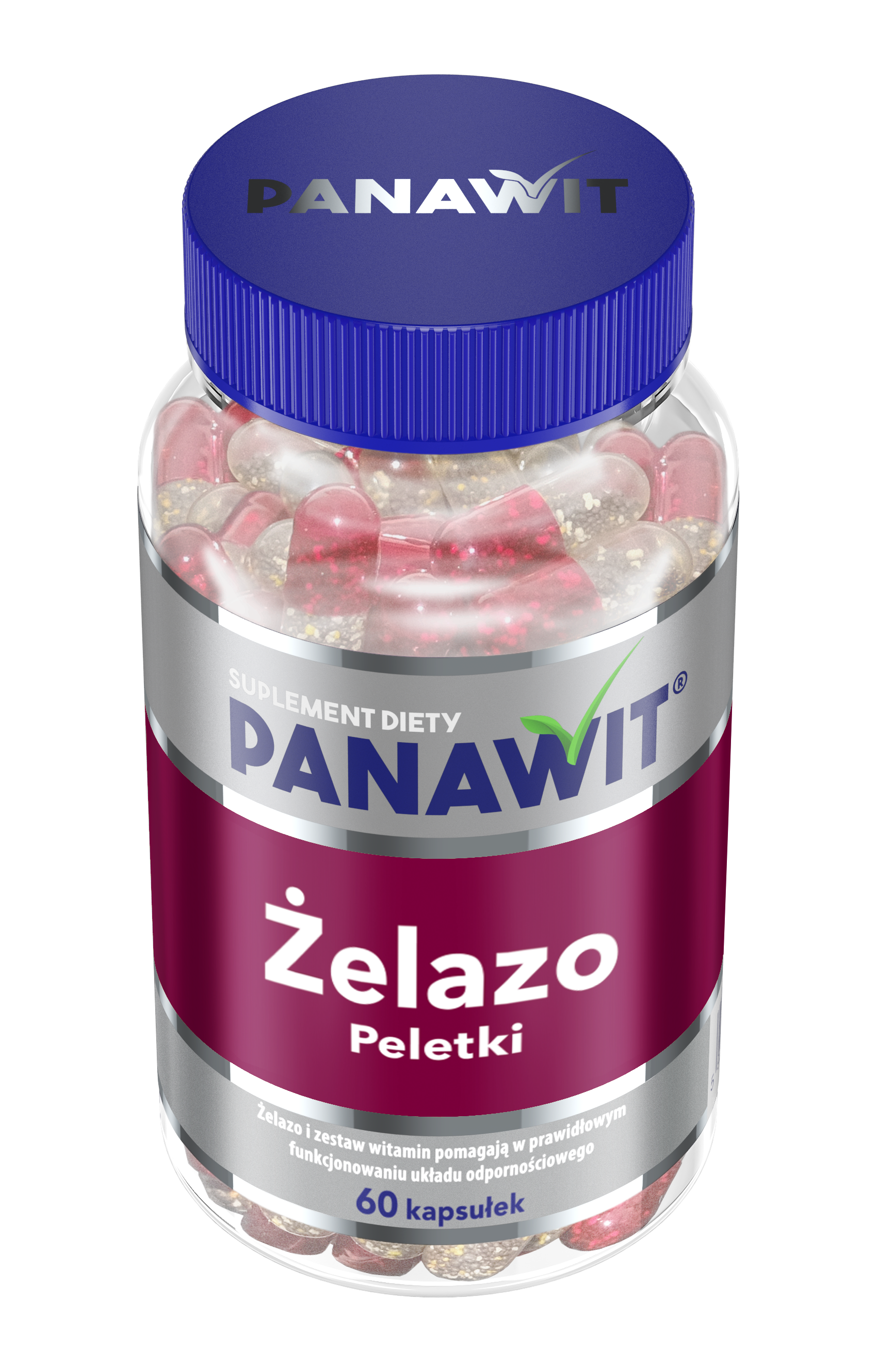Panawit Żelazo Peletki 60 kapsułek