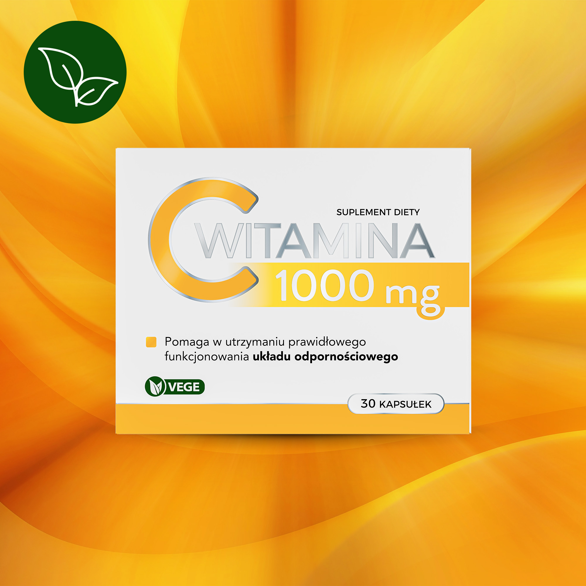 Nature Pharm Witamina C 1000 mg, 2 x 30 kapsułek