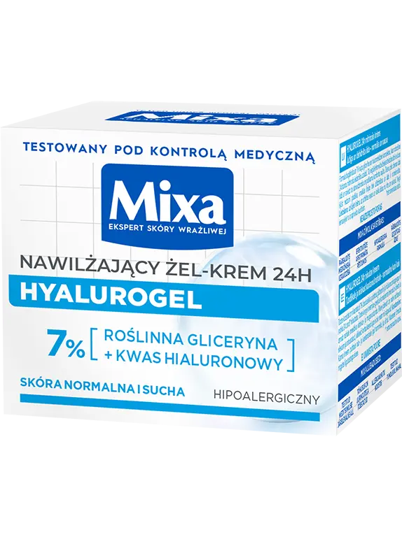 Mixa Hyalurogel Krem intensywnie nawilżający, 50 ml