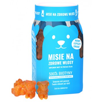 Noble Health Misie witaminy na włosy w formie żelek 300 g