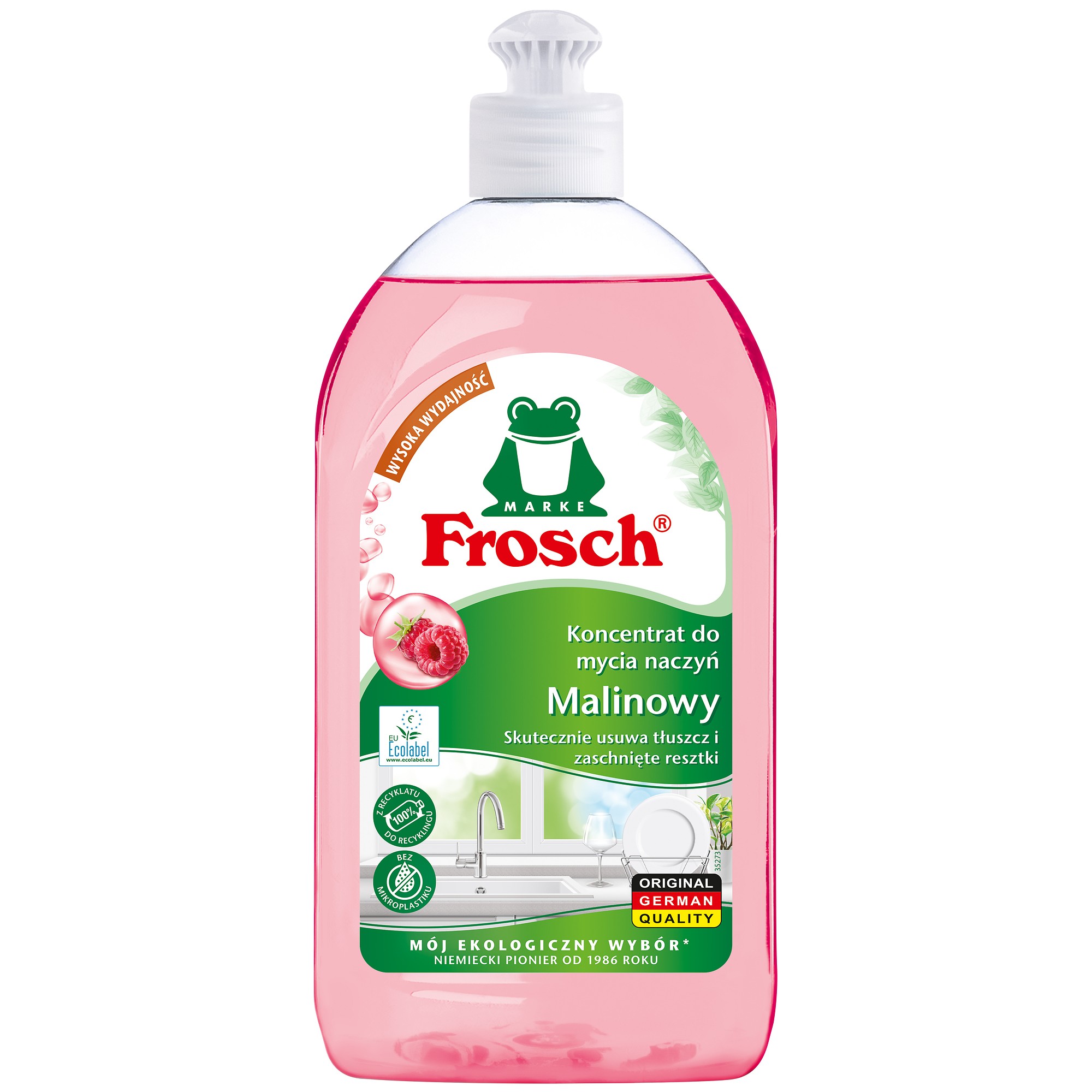Frosch Malinowy koncentrat do mycia naczyń, 500 ml zdjęcie