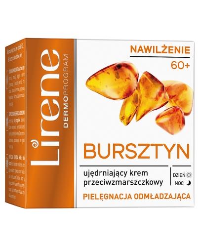 Lirene Bursztyn 60+ Ujędrniający krem przeciwzmarszczkowy dzień/noc - 50 ml - cena, opinie, właściwości  zdjęcie