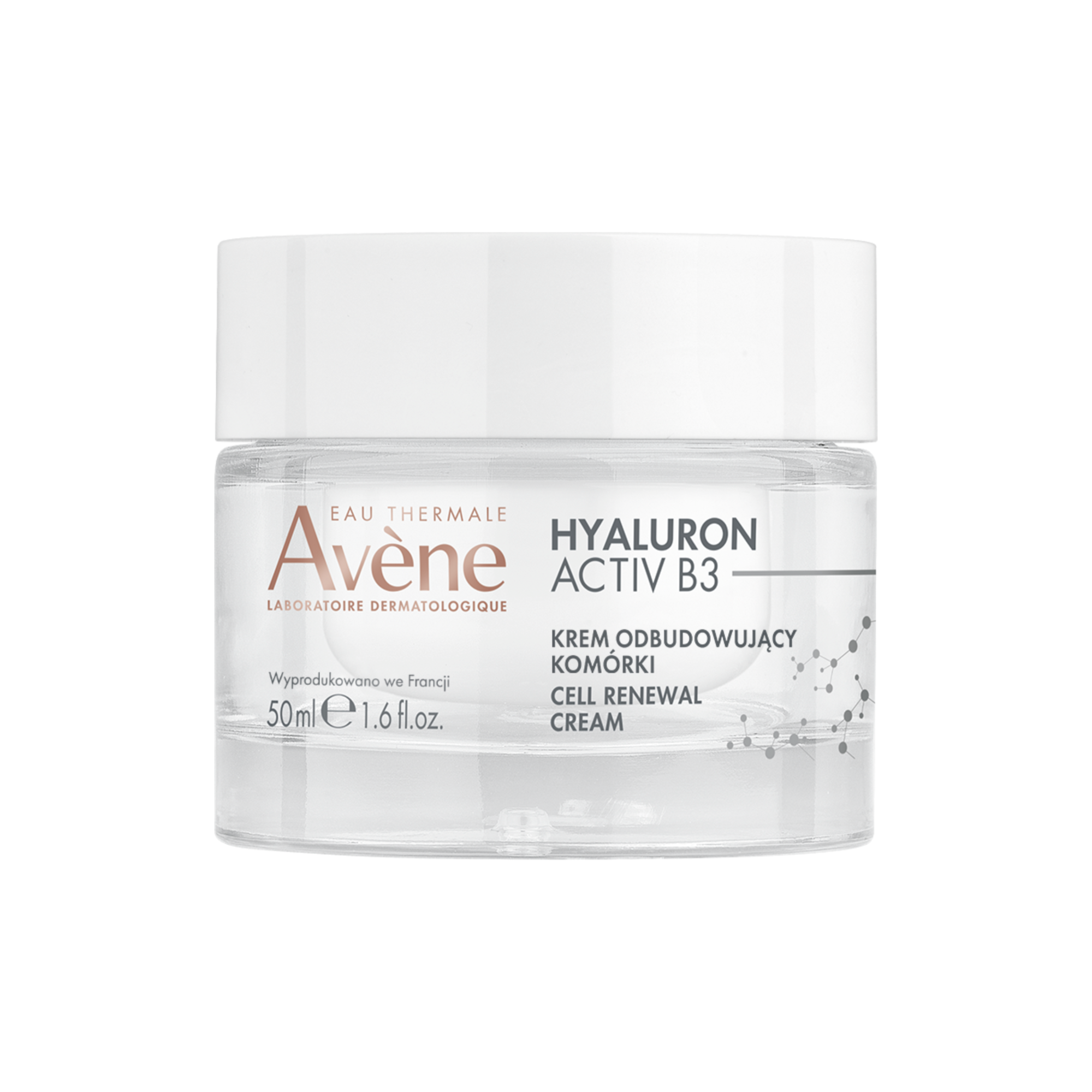 Avene Hyaluron Activ B3, krem poprawiający napięcie skóry i korygujący zmarszczki, 50 ml zdjęcie