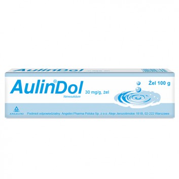 Aulindol Żel 30 mg/g - 100 g - cena, opinie, wskazania